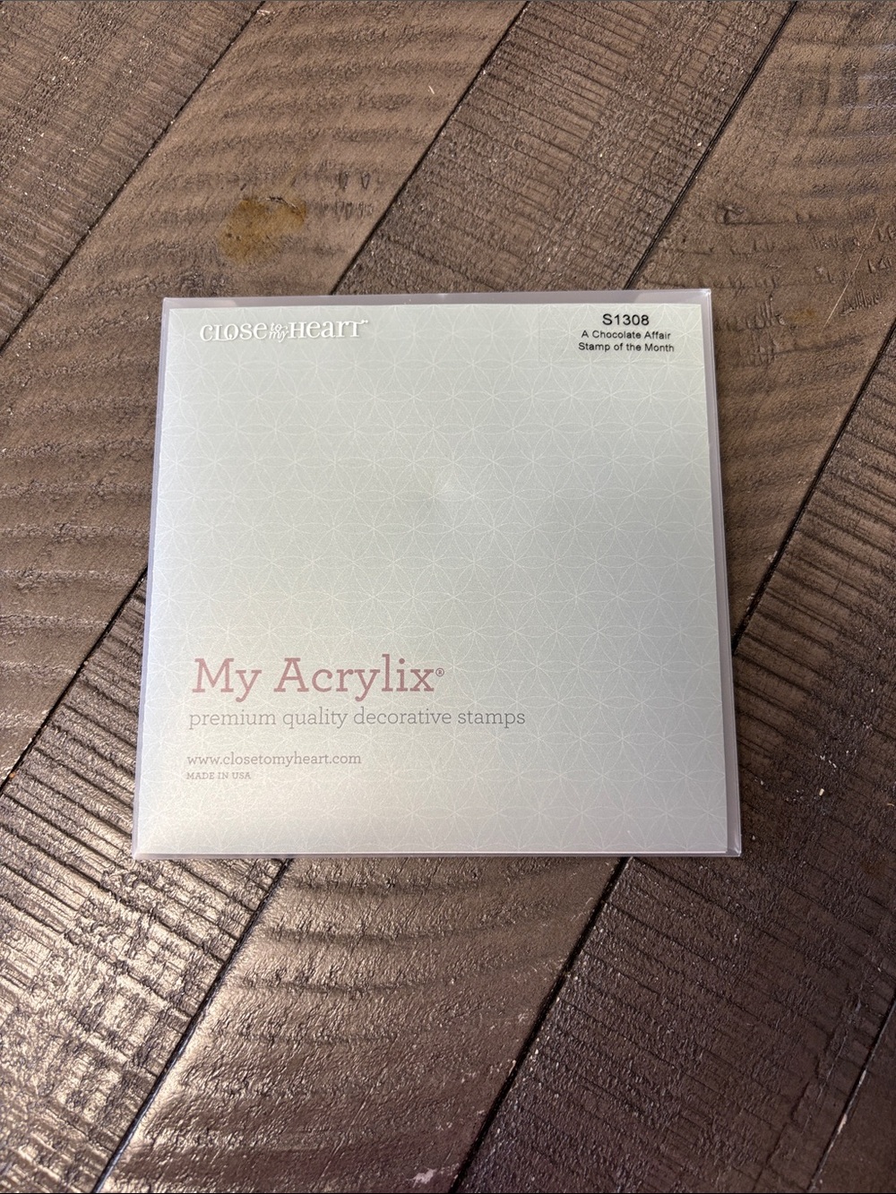 My Acrylix Decorative Stamp - A Chocolate Affair Set